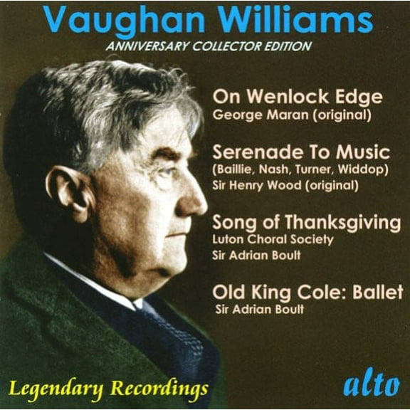 Vaughan Williams - On Wenlock Edge: Serenade to Music - Music & Performance - CD