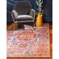 thumbnail image 2 of Unique Loom 3123879 8 x 10 ft. Alto Austin Rectangular Rug, Peach, 2 of 10