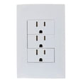 thumbnail image 1 of Placa 3 Contactos Con Tierra Leviton Blanco Plástico, 1 of 3