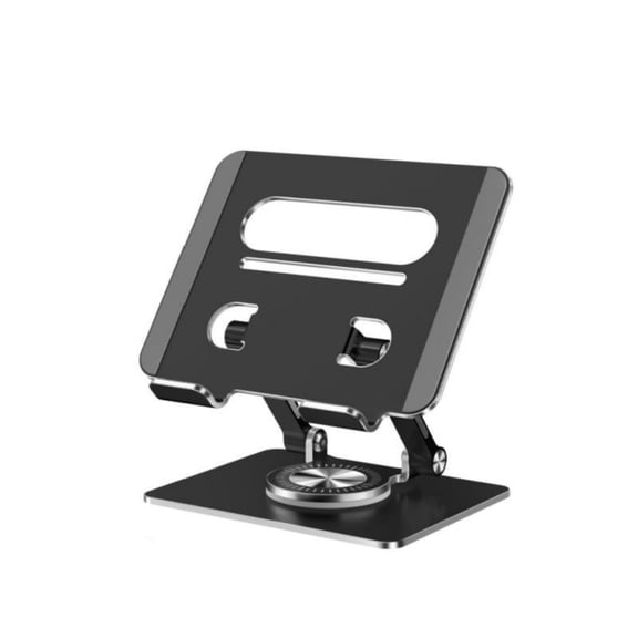 Portable Foldable Computer Lifting Risers Laptop Desk Stand 360 Degree Rotation Base for Reading and Video Watching