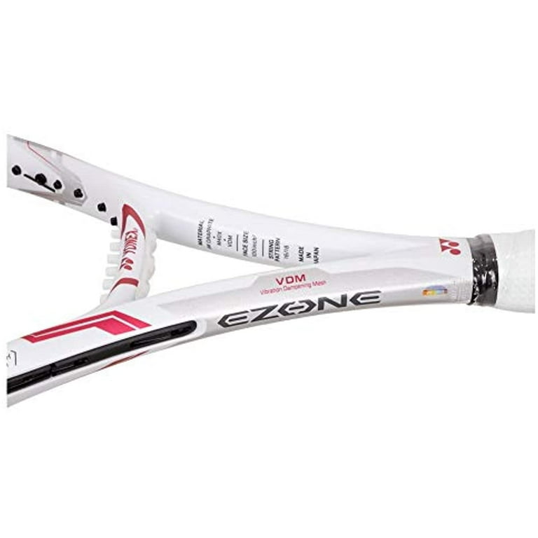 YONEX EZONE 100 Super LITE White/Pink Tennis Racquet, 4 1/8 YONEX EZONE 100 Super LITE White/Pink Tennis Racquet, 4 1/8