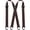 Dark Coffee, variant on Suspenders for Men, Men's X-Back Suspenders with Hook Clips, Work Daily Wear, Adjustable 1.5 Inch, Non-Slip, Durable