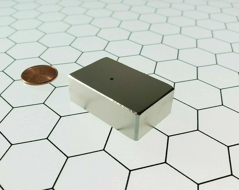 1-10 Pc 40Mm X 25Mm X 14Mm N52 Strong Block Rare Earth Neodymium Magnet
