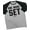 T-Shirt Heather Grey, variant on GYMISH RAGLAN One More Set Workout Gym T-Shirt – Funny Gym Shirt for Men, Men's Fitness Tee, Weightlifting & Bodybuilding Apparel