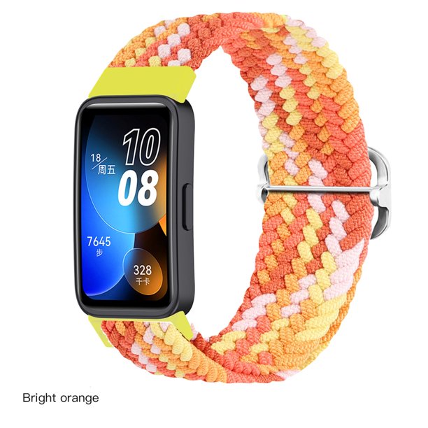 Correa De Nylon Para Huawei Band 8 Smart Watch Accesorio De Pulsera Elástica Ajustable
