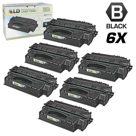 Ld remanufactured replacements for q5949x ( 49x) 6pk hy black toner cartridges for laserjet 1320  1320n  3390 all-in-one  1320t  1320tn  1320nw  & 3392 all-in-one printers