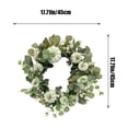 thumbnail image 3 of Ganfancp Coronas de Flores de Otoño para Puerta de Entrada Corona de Flores Artificiales de Otoño con Bayas de Calabaza Corona de Flores de Hortensia para Exterior Halloween Acción de Gracias Decorac, 3 of 6