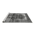 thumbnail image 2 of Ahgly Company Machine Washable Indoor Square Persian Gray Bohemian Area Rugs, 5' Square, 2 of 4
