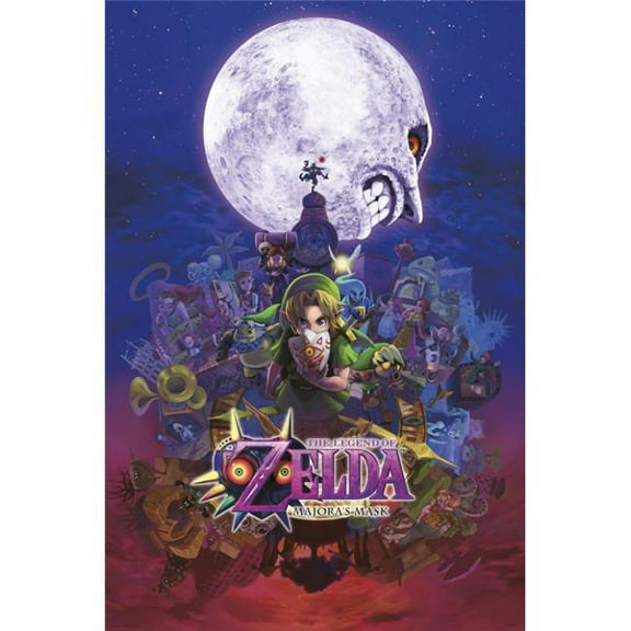 Posterazzi PYRPAS0733 Zelda - Majoras Mask Poster Print - 24 x 36 in.