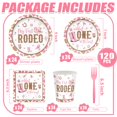 thumbnail image 2 of Set de artículos de fiesta My First Rodeo Western Cowgirl 24 Guests, 2 of 7