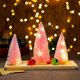 thumbnail image 1 of Fiudx Liquidación de Navidad Mini árboles de Navidad Árbol de Navidad de mesa con adornos ligeros, bolas y base de madera, árboles de Navidad artificiales en miniatura para fiestas navideñas, decorac, 1 of 1