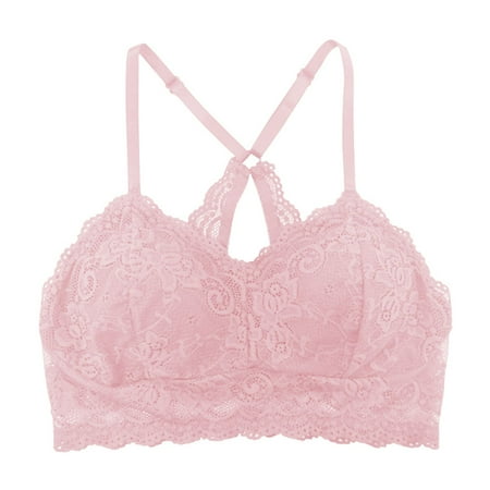Women s Lace Backless Padded Bra - Breathable Cotton Underwear for Everyday Comfort and Sexy Style