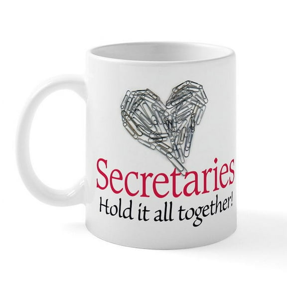 CafePress - Secretaries Mug - 11 oz Ceramic Mug - Novelty Coffee Tea Cup