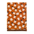 thumbnail image 5 of Evergrace Halloween 2 Piece Hand Towel Set, 100% Cotton, Ghost, Orange 16"x26", 5 of 11