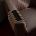 thumbnail image 1 of Sofa Arm Tray Couch Arm Tray Table Wood Fruit Portable Table Couch Arm Table brown, 1 of 8