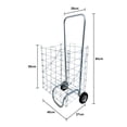 thumbnail image 3 of Carro De Mandado De Compras Plegable Alambre Galvanizado, 3 of 3