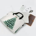 thumbnail image 5 of 16" Laptop Briefcase for Work Travel Laptop Shoulder Bag Carrying Handbag Laptop Case Green Christmas Tree with Baubles, 5 of 8