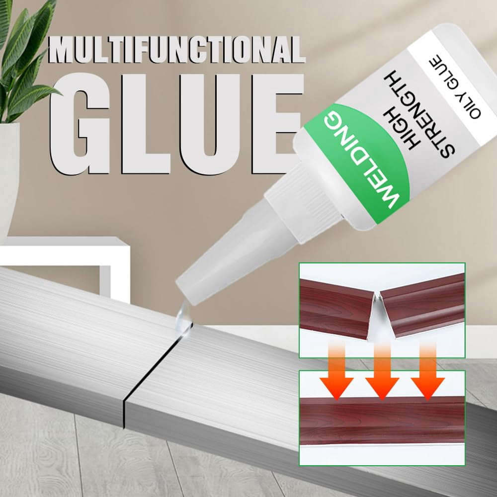 Shoe Glue Sole Repair, High-Strength Oily Glue Instant Adhesive for Metal Plastic Wood Glass Ceramic Leather