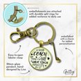 thumbnail image 6 of Golf Coaching Sport Gutsy Goodness Bronze Keychain Great Coach Changes Life Thank You Gift Club Charm, 6 of 8