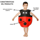 thumbnail image 3 of Disfraz de Catarina Gordito Primavera Infantil Tallas 4 a 6 años, 3 of 6