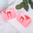 thumbnail image 3 of Portatarjetas para teléfono, 2 piezas con forma de dientes, soporte para tarjetas dentales con forma de dientes, aspecto llamativo, 3 of 8