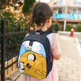 thumbnail image 5 of Adventure Time Jake The Dog Backpacks Lightweight Casual Bookbags Travel Daypack Bookbags for Camping Hiking, 5 of 6