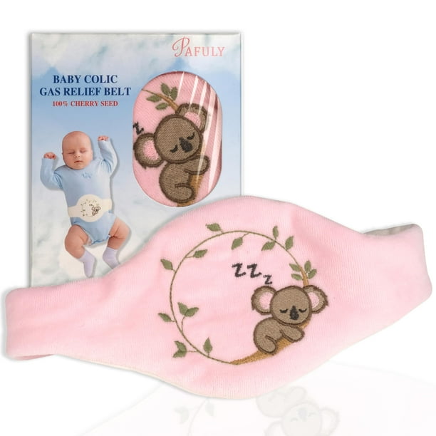 Faja para Alivio de Cólicos en Bebés Pafuly 100% Semillas de Cereza Rosa