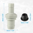 thumbnail image 5 of Unique Bargains PCV Valve Grommet Kit Exhaust Positive Valve for Toyota Corolla 1993-1997 No.1220415050/9048018001, 5 of 7