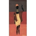 thumbnail image 2 of Manek, Sabira 11x18 White Modern Wood Framed Museum Art Print Titled - Afric figura II, 2 of 4