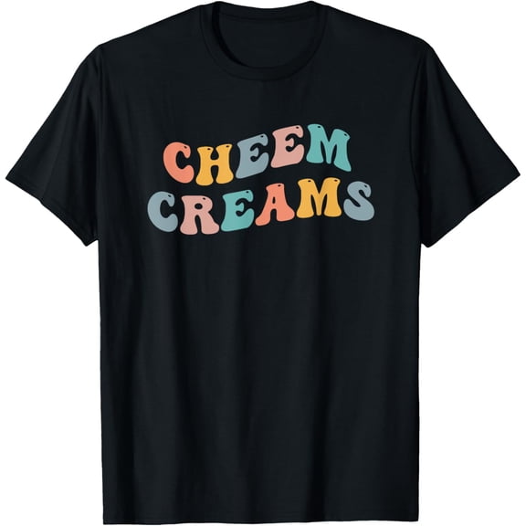 Cheem Creams Meme Funny Cream Cheese Lover Misspelling Joke T-Shirt