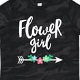 thumbnail image 4 of Inktastic Flower Girl with Arrow and Flowers Girls Toddler T-Shirt, 4 of 5
