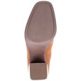 thumbnail image 5 of Journee Womens Adalia Pull On Stacked Heel Booties, 5 of 8