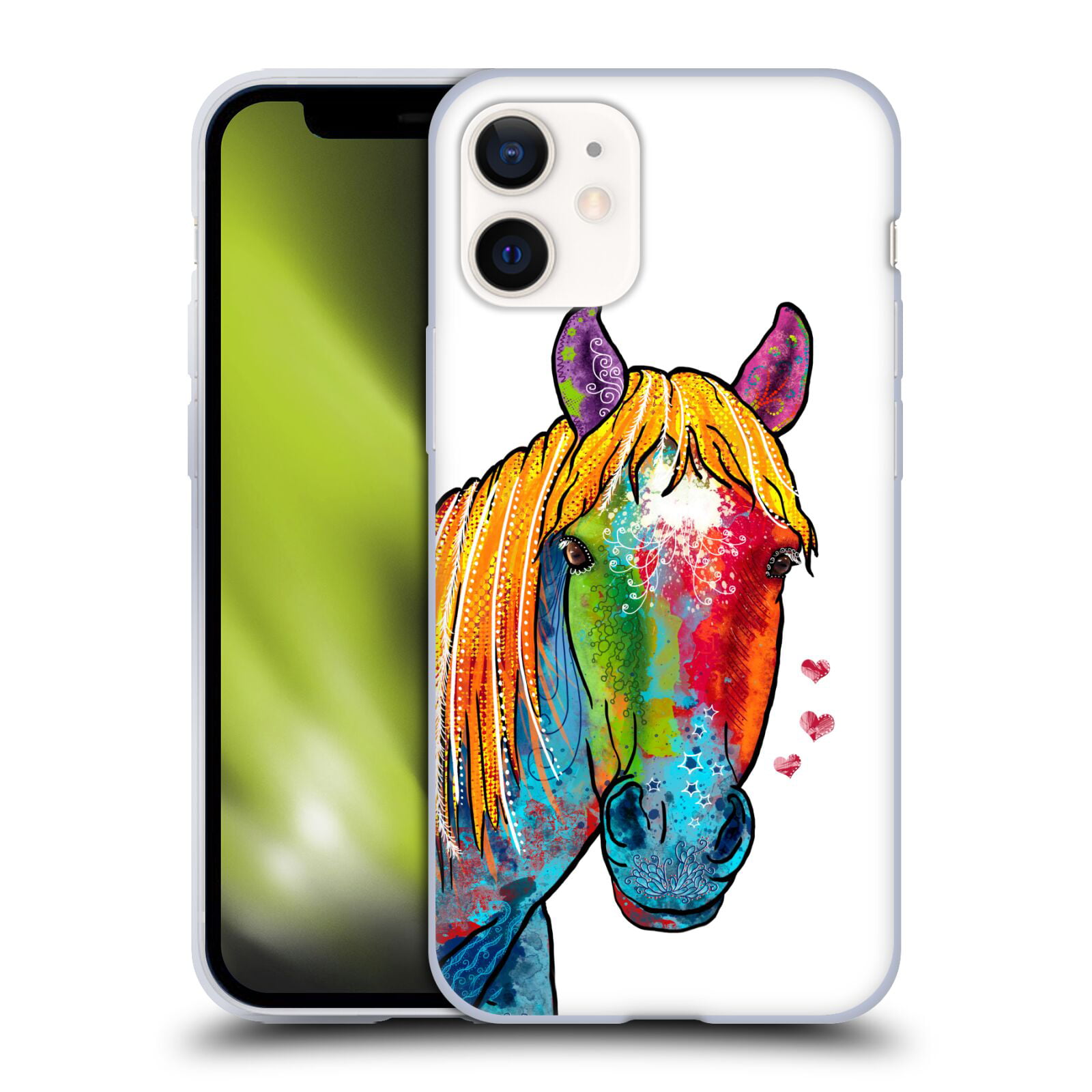 iPhone 8 Head Case Designs Unicorn Spirit Animal Illustrations Hybrid Case for iPhone 7