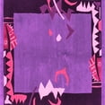 thumbnail image 1 of Ahgly Company Indoor Square Abstract Pink Modern Area Rugs, 7' Square, 1 of 4