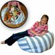 thumbnail image 3 of 32 pulgadas Extra grande peluche juguete almacenamiento puf niños cubierta de frijol asiento suave hogar oso de fresa  Electrónica, 3 of 4
