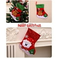 thumbnail image 4 of XWSHYW Adornos Colgantes Nuevo Árbol de Navidad Colgante para Decoración de Fiestas, Medias de Papá Noel, Calcetines Tejidos, Bolsas de Regalo para Dulces, 4 of 4