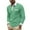 Green-mens long sleeve tee shirts, variant on RongHuan Men's Golf Shirts Fashion Color Block Button Up Shirt Long Sleeve Workout Pullover Lapel Business Casual Tee Shirt
