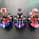 thumbnail image 4 of Figuras de acción de Super Mario Bros para niños, juguetes de la serie Karting, Luigi, Yoshi, Donkey Kong, coche extraíble, regalos para niños, 3 unidades por Set, 4 of 5