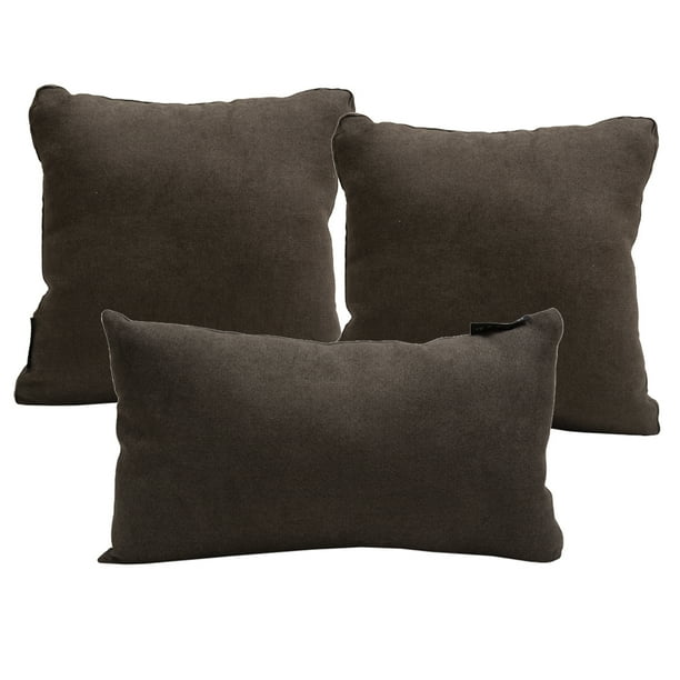 Set de 3 CojÍnes Decorativos (2 Cuadrados Grandes + 1 Rectangular) DICASA Bless