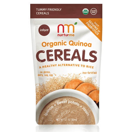 NurturMe Organic Quinoa + Sweet Potato + Raisin Dry Cereal (3.7 (Best Cereal For Weight Gain In Babies)