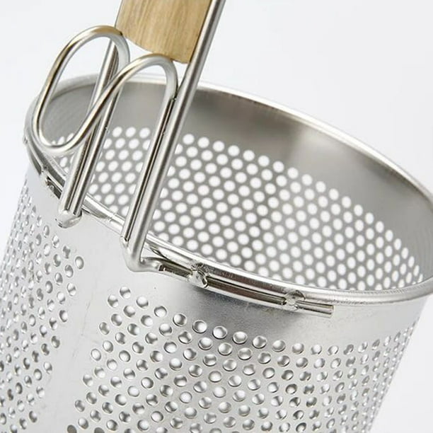 4 Pcs Food Pasta Fine Mesh Colander Shifter with Handle Kitchen