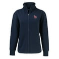 thumbnail image 2 of Women's Cutter & Buck Navy Louisville Bats Roam Eco Recycled Full-Zip Jacket, 2 of 3