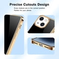 thumbnail image 3 of Compatible with iPhone 13 Case 6.1” Slim Thin Silicone Cover with Ring Holder Magnetic Kickstand Shockproof Protective Phone Cases Soft TPU Bumper - Black, 3 of 18