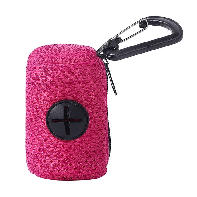 Practical Dog Poop Bag Dispenser MeshFabric for Dogs Walking Outdoor Convenient