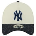 thumbnail image 2 of Men's New Era  Cream New York Yankees Speckle A-Frame 9FORTY Adjustable Hat, 2 of 5