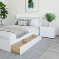 thumbnail image 4 of Nexera Harper 3-Piece Reversible Storage Bedroom Set, White, Double, 4 of 6
