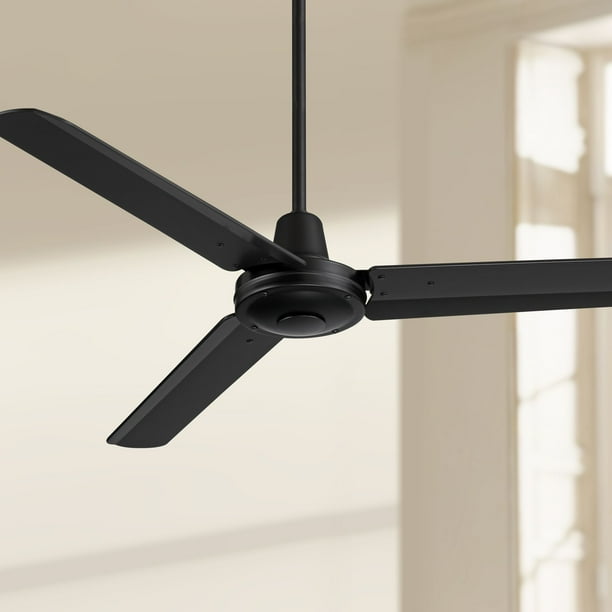 52 Casa Vieja Modern Contemporary 3 Blade Outdoor Ceiling Fan With Remote Matte Black Damp Rated For Patio Exterior House Porch Com Blade Outdoor Ceiling Fan, Outdoor Surfboard Ceiling Fan