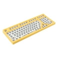 thumbnail image 1 of Kit de teclado mecánico de 98 teclas intercambiables en caliente con luz RGB Amarillo, 1 of 9