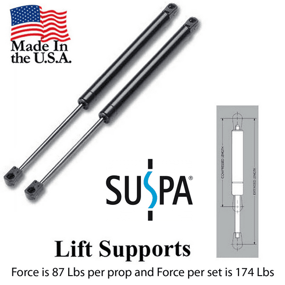 SUSPA® C16-13334 Gas Springs, Set of 2