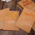 thumbnail image 2 of Tarjeta de felicitación de bendición hecha a mano hueca de papel Kraft Vintage con sobre tarjetas de invitación en blanco de agradecimiento de cumpleaños de negocios 10pc, 2 of 4